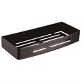 Полка прямоугольная AZARIO одноэтажная, черная матовая (AZ-170B) AZ-170B