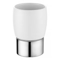Стакан настольный Azario настольный керамический, хром (AZ-126CH) AZ-126CH