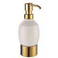 Дозатор жидкого Azario ELVIA мыла керамический настольный, золото (AZ-128AG) AZ-128AG