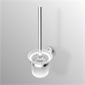 A9119AA IOM Туалетная щетка с держателем, для настенного монтажа, матовое стекло, с крепежом A9119AA