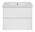 Тумба под раковину Misty Твист 60 подвесная (белая) П-Тви01060-011П2Я