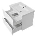 Тумба под раковину Misty Твист 70 подвесная (белая) П-Тви01070-011П2Я
