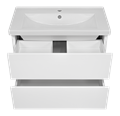 Тумба под раковину Misty Твист 80 подвесная (белая) П-Тви01080-011П2Я