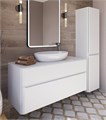 Тумба со столешницей Vita 120 для ванной комнаты, подвесная VITA-1200-T02-2B-SF027