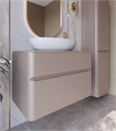 Тумба со столешницей Vita 90 для ванной комнаты, подвесная VITA-900-T02-2B-SF027