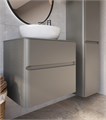 Тумба со столешницей Vita 60 для ванной комнаты, подвесная VITA-600-T02-2B-SF027