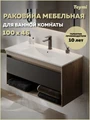 Раковина для ванной мебельная на тумбу Teymi Ritta 100 белая T51007 1224479