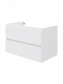 Тумба подвесная с раковиной для ванной 80 см Laina белая раковина Ritta 80 F16031 1224850