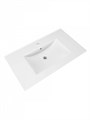 Тумба подвесная с раковиной для ванной 80 см Laina белая раковина Ritta 80 F16031 1224850