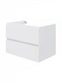 Тумба подвесная с раковиной для ванной 70 см Laina белая раковина Ritta 70 F16029 1224848