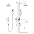 Душевая система Timo встроенная хром Saona (SX-2379/00SM) SX-2379/00SM
