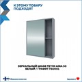 Тумба с раковиной в ванную Teymi Aina 50, белый/графит T60003_Вн Му Б02 1204280