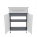 Тумба с раковиной в ванную Teymi Aina 60, белый/графит T60004_Вн МуБ05 1204283