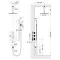 Душевая система встроенная с термостатом Timo Selene SX-2229/03SM черный SX-2229/03SM