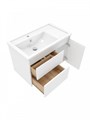 Тумба с раковиной в ванную Teymi Solli 80 правая подвесная, белая матовая T60213_4640021065198 1204426
