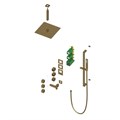 Душевая система встроенная с термостатом Timo Selene SX-2239/17SM золото матовое SX-2239/17SM