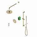 Душевая система встроенная Timo Saona SX-2309/17SM золото матовое SX-2309/17SM