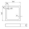 Душевой поддон Gemy ST16T ST16T