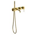 Смеситель встроенный для ванны с душем Timo Saona золото шлифованное (2314/20YSM) 2314/20YSM