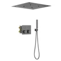 Душевая система встроенная с термостатом Timo Petruma черное золото (SX-5209/18SM) SX-5209/18SM