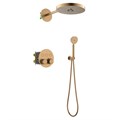 Душевая система встроенная с термостатом Timo Saona розовое золото (SX-2308/19SM) SX-2308/19SM