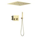 Душевая система встроенная с термостатом Timo Petruma золото матовое (SX-5209/17SM) SX-5209/17SM