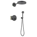 Душевая система встроенная с термостатом Timo Saona черный (SX-2308/03SM) SX-2308/03SM
