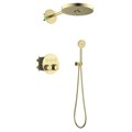 Душевая система встроенная с термостатом Timo Saona золото матовое (SX-2308/17SM) SX-2308/17SM