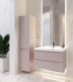Тумба с  раковиной Violetta  для ванной комнаты, подвесная VIOLETTA-P-T02-100-2B-SF019