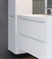 Тумба с  раковиной Violetta  для ванной комнаты, подвесная VIOLETTA-P-T02-100-2B-SF019