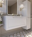 Тумба  с раковиной  раковины Alba  для ванной комнаты, подвесная ALBA-T01-800-1B-SF027