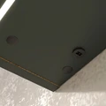 Шкаф зеркальный EQUIL Gleam 60, подвесной, 1 дв., зеленый камень/дуб вотан (szGLEAM.LED.60.1D-34) szGLEAM.LED.60.1D-34