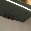 Шкаф зеркальный EQUIL Gleam 60, подвесной, 1 дв., зеленый камень/дуб вотан (szGLEAM.LED.60.1D-34) szGLEAM.LED.60.1D-34