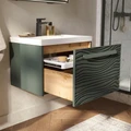 Тумба под раковину EQUIL Gleam 60, подвесная, 1 ящ., зеленый камень/дуб вотан (под раковину 78857-60) (tpGLEAM60.1Y-34) tpGLEAM60.1Y-34