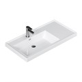 Раковина 78857 (90)L, встраиваемая, белая, EQUIL 78857 (90)L