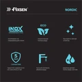 FX-8809N “NORDIC” Смеситель для раковины однорычажный с высоким изливом сатин FX-8809N