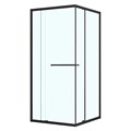 Душевое ограждение Azario MONAKO 1000х1000х1950 сдвижная дверь, прозрачное стекло 6 мм, профиль черный матовый (AZ-L47-100-MB-CL) AZ-L47-100-MB-CL