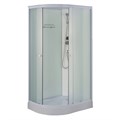 Душевая кабина Loranto 1180х780х2080 правосторонняя, белое заднее стекло, поддон 14 см, матовое стекло 4 мм, профиль белый (CS-877ECTM/W-120) CS-877ECTM/W-120