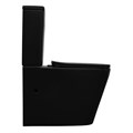 Унитаз-компакт Azario Black King 370х640х810 безободковый, с быстросъемным сиденьем микролифт, черный матовый (AZ-8303D) AZ-8303-D