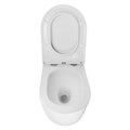 Унитаз подвесной Azario NATA 360х515х350 безободковый, система смыва "Скрытое Торнадо", с быстросъемным сиденьем "Микролифт" (AZ-5102T-WHT) AZ-5102T-WHT