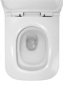 Унитаз подвесной Azario LEGENDA 490x345x325 безободковый, система смыва "Скрытое торнадо", в комплекте с быстросъемным сиденьем микролифт (AZ-2305AS) AZ-2305-AS