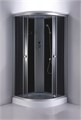 Душевая кабина Loranto 980х980х2150 черное заднее стекло, поддон 14 см, тонированное стекло 4 мм, профиль хром матовый (CS-881EA13TM/B-100) CS-881EA13TM/B-100