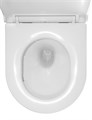 Унитаз подвесной Azario Trevi 495х360х390 безободковый, слив "Скрытое Торнадо", в комплекте с сидением микролифт, белый (AZ-0093UQ3) AZ-0093UQ3