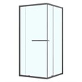 Душевое ограждение Azario MONAKO 1000х1000х1950 сдвижная дверь, прозрачное стекло 6 мм, профиль графит матовый (AZ-L47-100-MGR-CL) AZ-L47-100-MGR-CL