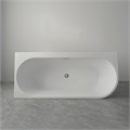 Ванна акриловая Azario LAGO GARDA 1500х750х580 пристенная, рифленая, левосторонняя,  в комплекте с сифоном и металлической рамой (AZ-6724-A2 L 15075) AZ-6724-A2 L 15075