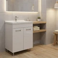 Комплект Тумба Дина 60 (610х470х825) с раковиной Монте Нео 60 (2 места) CS00105568