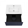 Комплект: Тумба под раковину Roca Pilar 60 подвесная, 2 ящика + раковина VICTORIA-N 600х460, синий (Z.RU93.1.044.7) Z.RU93.1.044.7