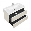 Комплект: Тумба под раковину Roca Ona Olive 1000 подвесная, 2 ящика + раковина ONA 100х46, слоновая кость (Z.RU93.1.046.0) Z.RU93.1.046.0