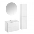 Комплект: тумба Roca Pilar 80, подвесная, 2 ящика + раковина VICTORIA-N 800х460, белый (Z.RU93.1.044.4) Z.RU93.1.044.4