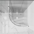 Душевое ограждение Azario SHANGHAI 1000х1000х1950 четверть круга, прозрачное стекло 6 мм, профиль черный матовый (AZ-S43-100-MB-CL) AZ-S43-100-MB-CL